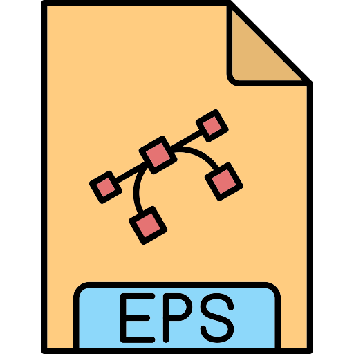 eps Generic Thin Outline Color Ícone