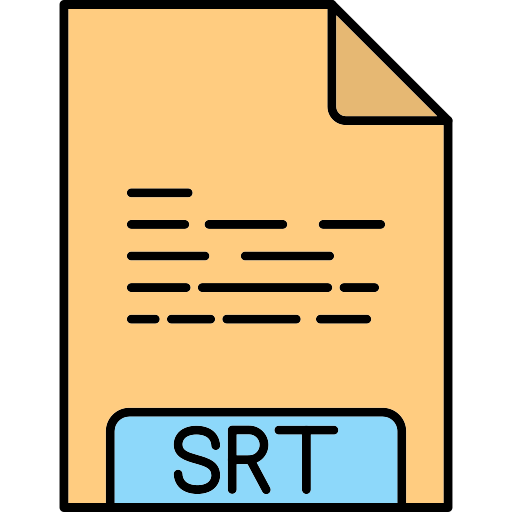 srt Generic Thin Outline Color icono