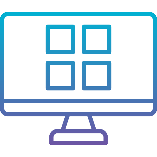 Grid Generic Gradient icon