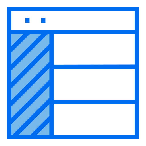 Layout Generic Blue icon