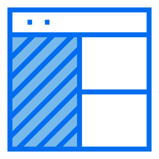 layout Generic Blue Ícone