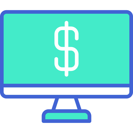 Dollar Generic Outline Color icon