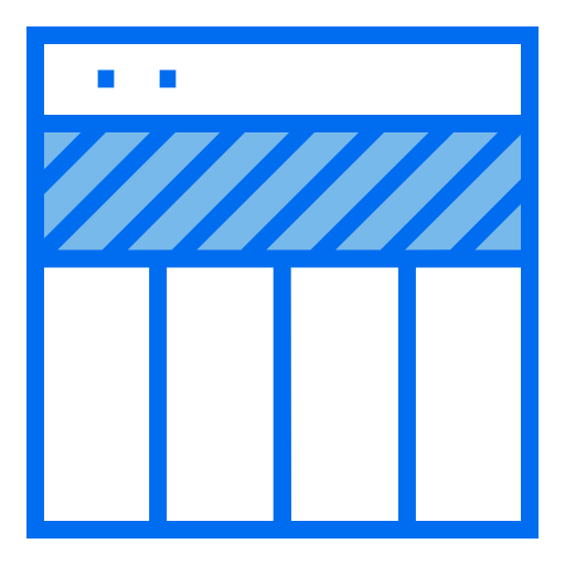 Layout Generic Blue icon