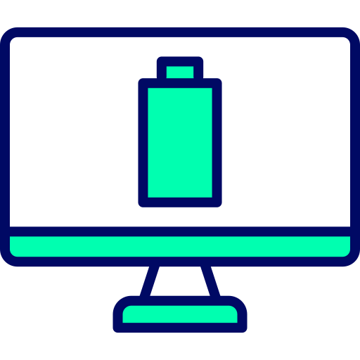 batería Generic Outline Color icono