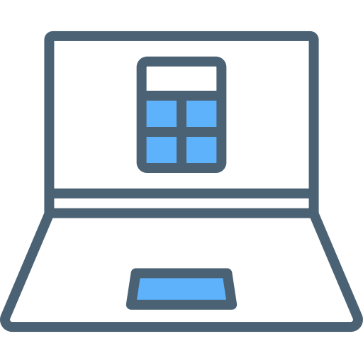 kalkulator Generic Blue ikona
