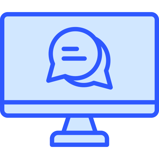 chat-blase Generic Blue icon