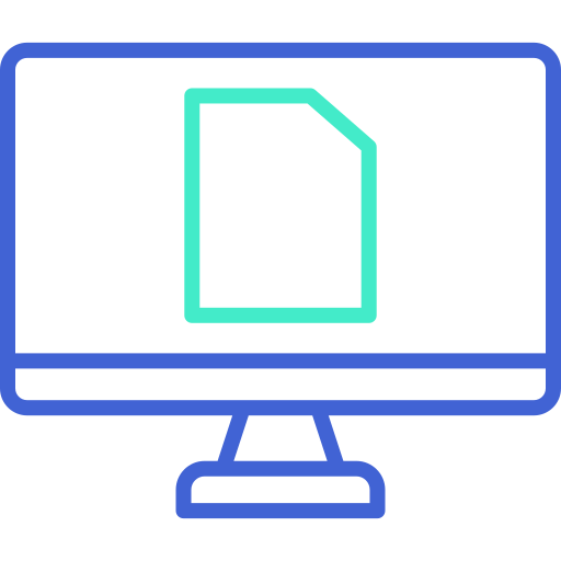 File Generic Outline Color icon