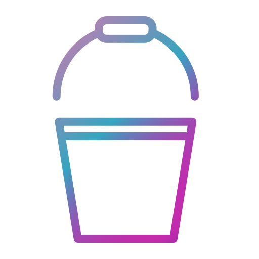 Bucket Generic Gradient icon