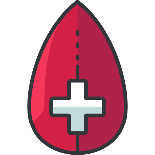 doação de sangue Roundicons Premium Lineal Color Ícone