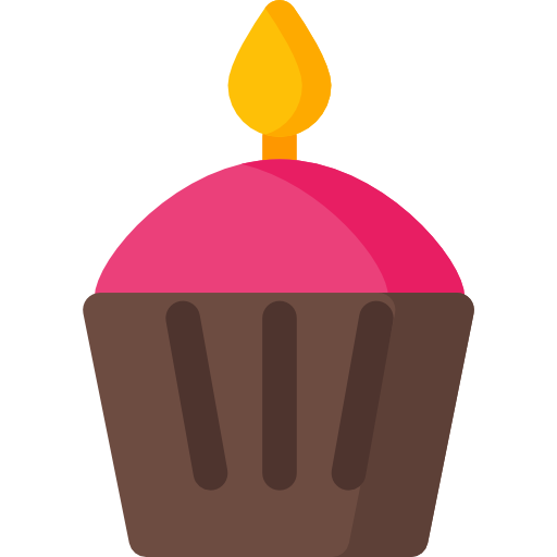 cupcake Soodabeh Ami Flat icoon