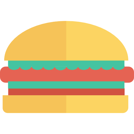 hamburguesa Dinosoft Flat icono
