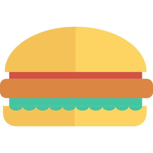 Burger Dinosoft Flat icon