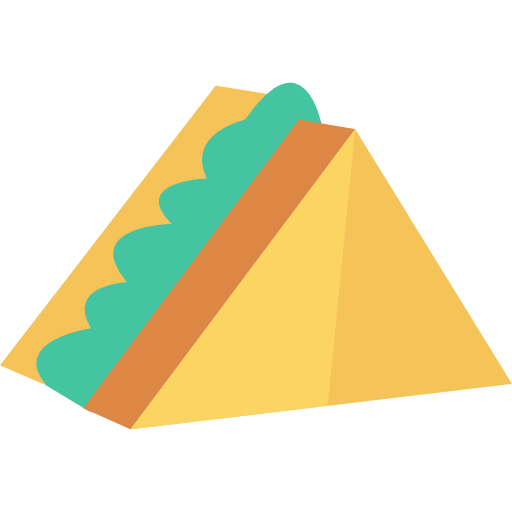 sandwich Dinosoft Flat icoon