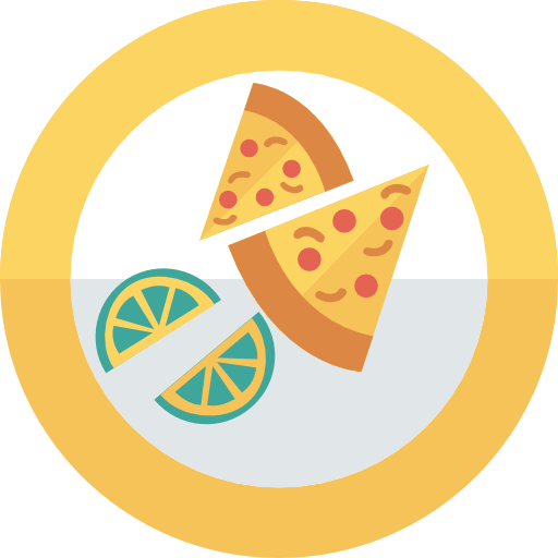pizza Dinosoft Flat icon