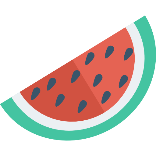 watermeloen Dinosoft Flat icoon