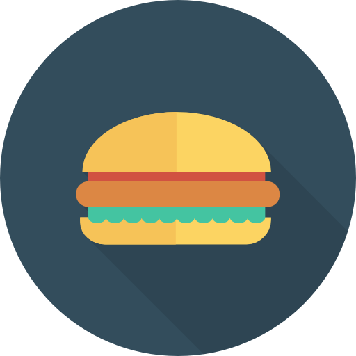 hamburger Dinosoft Circular icona