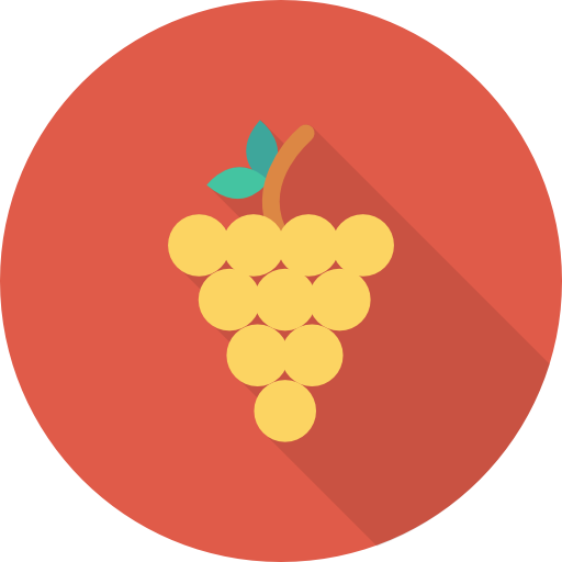 Grapes Dinosoft Circular icon