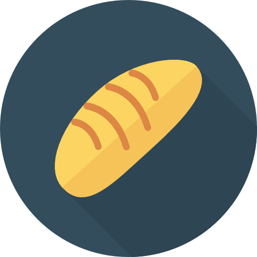 Bread Dinosoft Circular icon