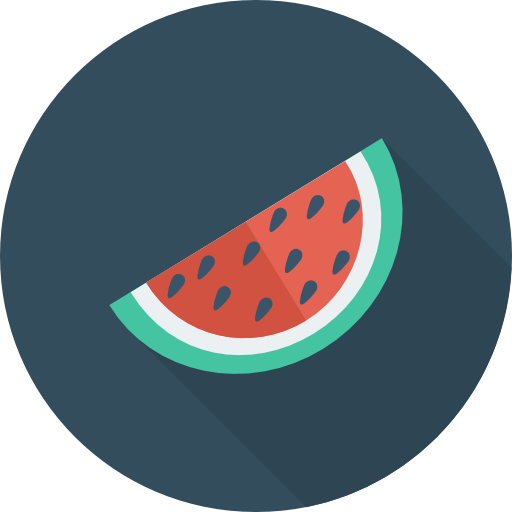 Watermelon Dinosoft Circular icon