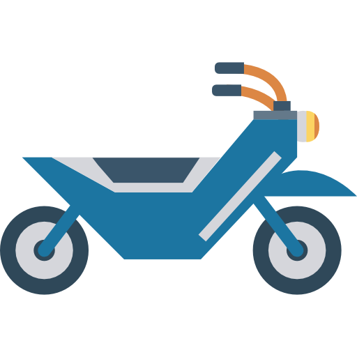 motocicleta Dinosoft Flat icono