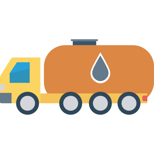 Oil tanker Dinosoft Flat icon