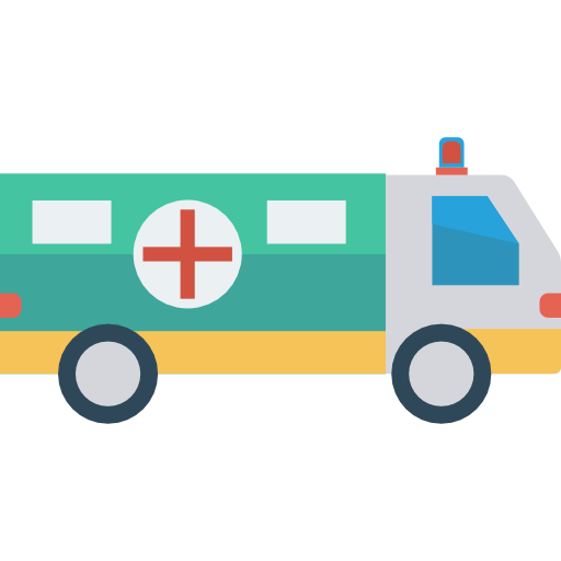 ambulance Dinosoft Flat icoon