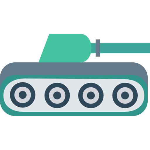 czołg Dinosoft Flat ikona