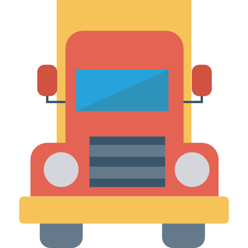 lastwagen Dinosoft Flat icon