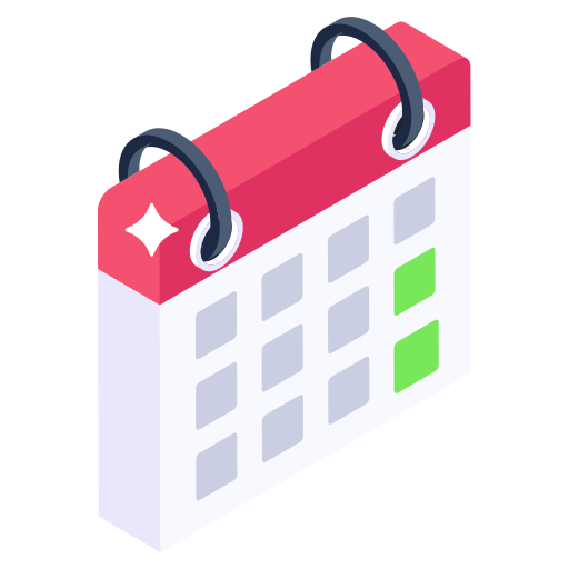 Calendar Generic Isometric icon