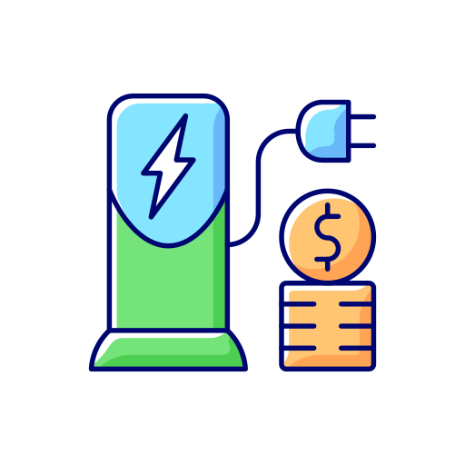 Cost Generic Thin Outline Color icon