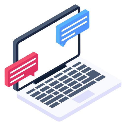 Chat bubble Generic Isometric icon