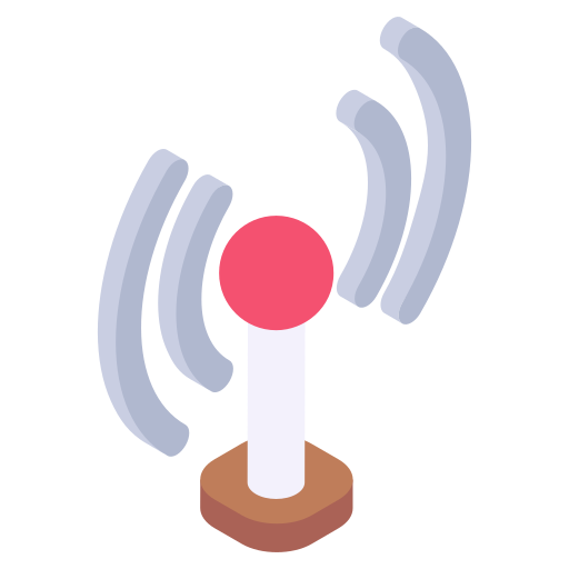 sygnał wi-fi Generic Isometric ikona