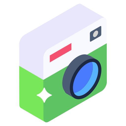 Instant camera Generic Isometric icon