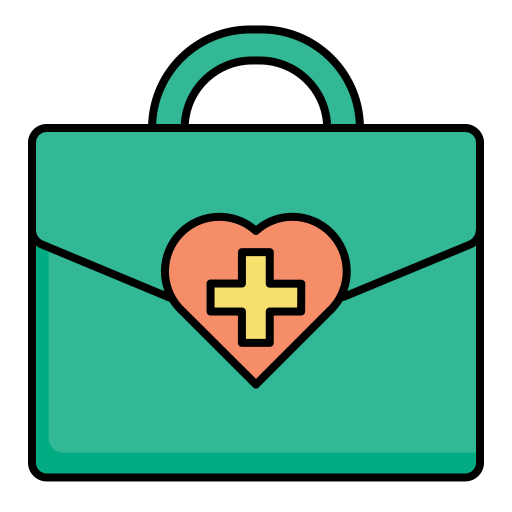 caja de medicinas Generic Outline Color icono