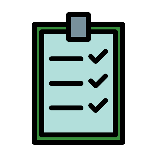 Clipboard Generic Outline Color icon