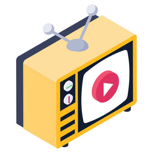 Video advertising Generic Isometric icon