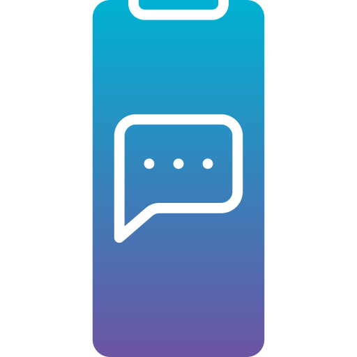 Chat Generic Flat Gradient icon