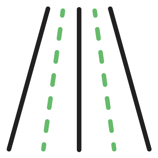 高速道路 Generic Outline Color icon