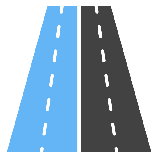 高速道路 Generic Blue icon