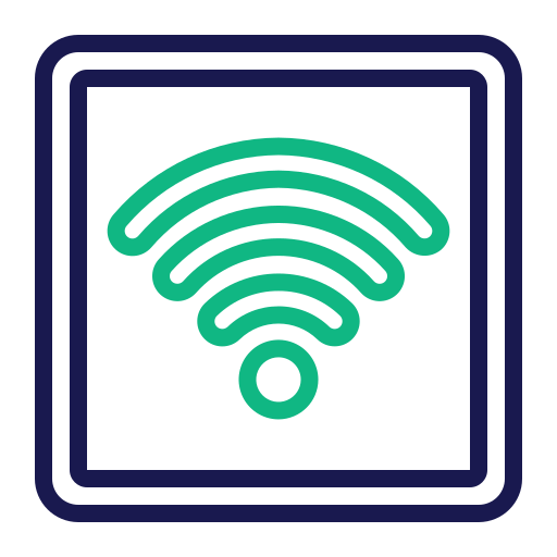 Wifi signal Generic Outline Color icon