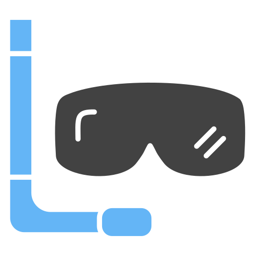 Snorkeling Generic Blue icon