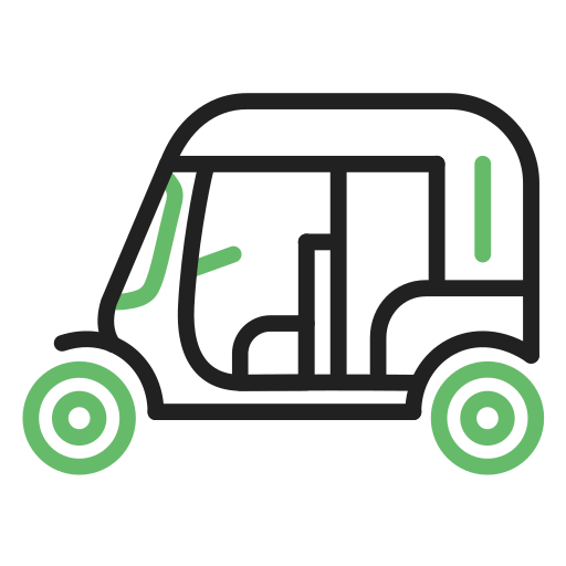 tuk tuk Generic Outline Color icono