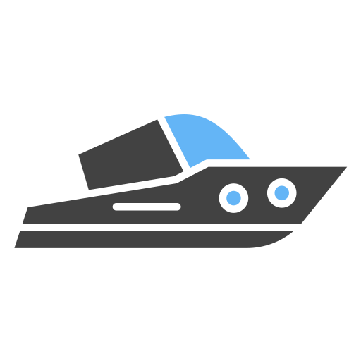 yacht Generic Blue Icône
