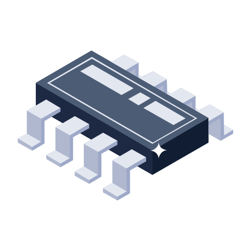 Computer chip Generic Isometric icon