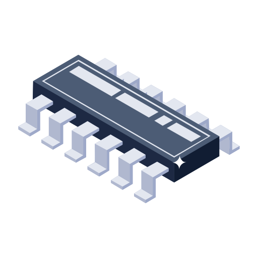 chip de computadora Generic Isometric icono