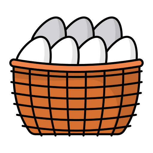 Eggs basket Generic Outline Color icon