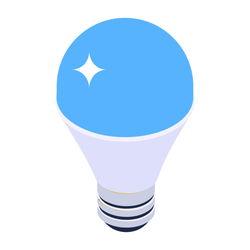 led lamp Generic Isometric icoon