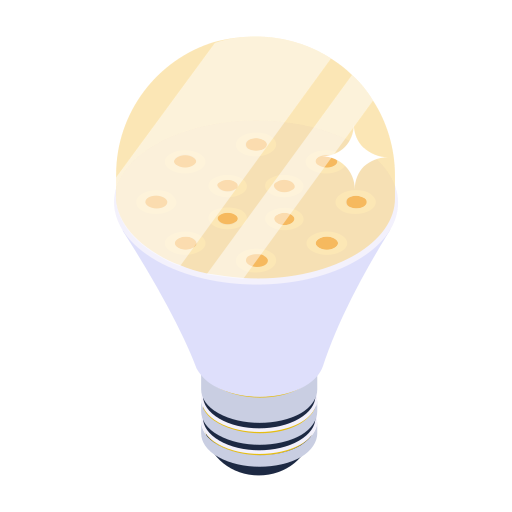 Led bulb Generic Isometric icon