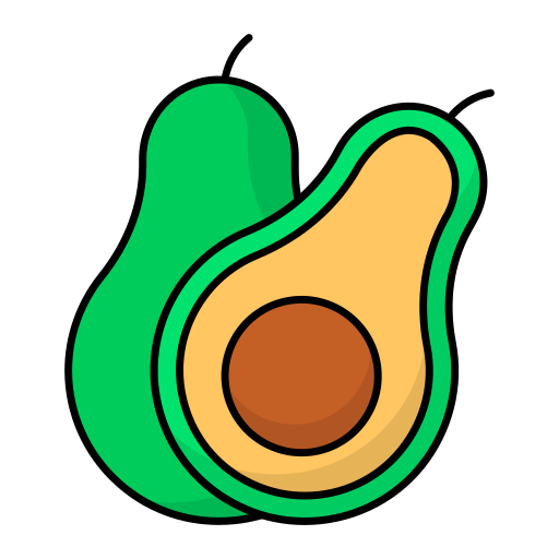 Pear Generic Outline Color icon