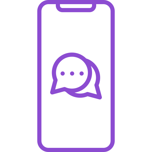 Chat bubble Generic Simple Colors icon